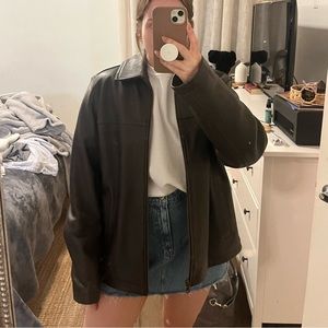Leather jacket size Medium Tommy Hilfiger